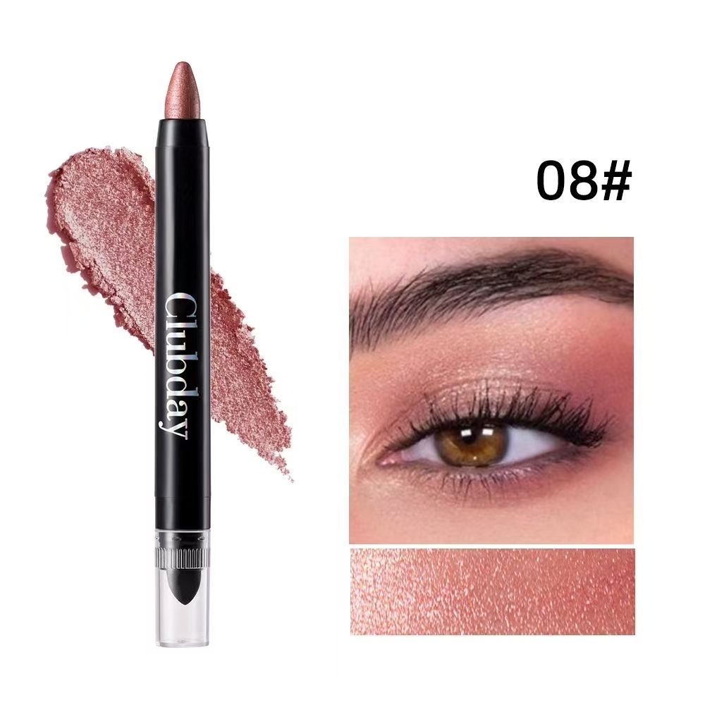 FOR 9-color combination popular rotating double-headed eye shadow stick long-lasting easy coloring brightening high-gloss reclining silkworm monochrome eye makeup eye shadow pen