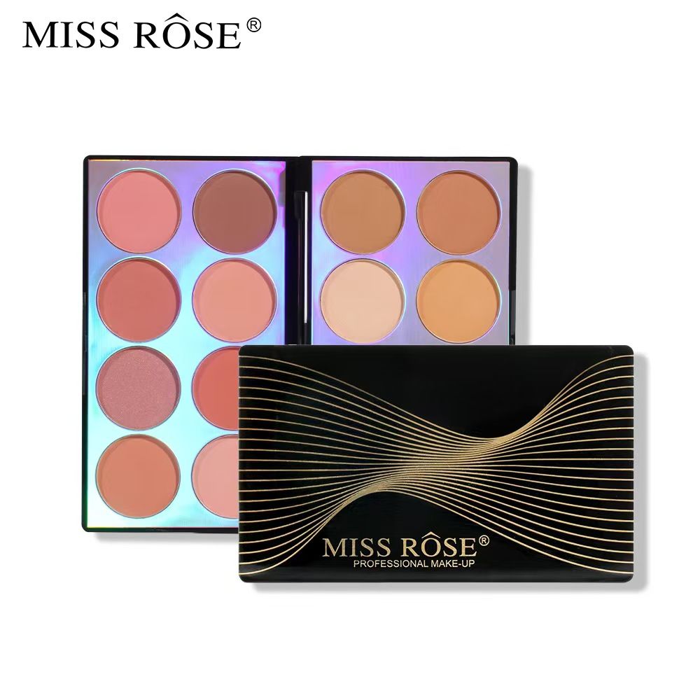 FOR Makeup matte blush contour all-in-one disk facial brightening highlight pearl fine glitter eye shadow disk