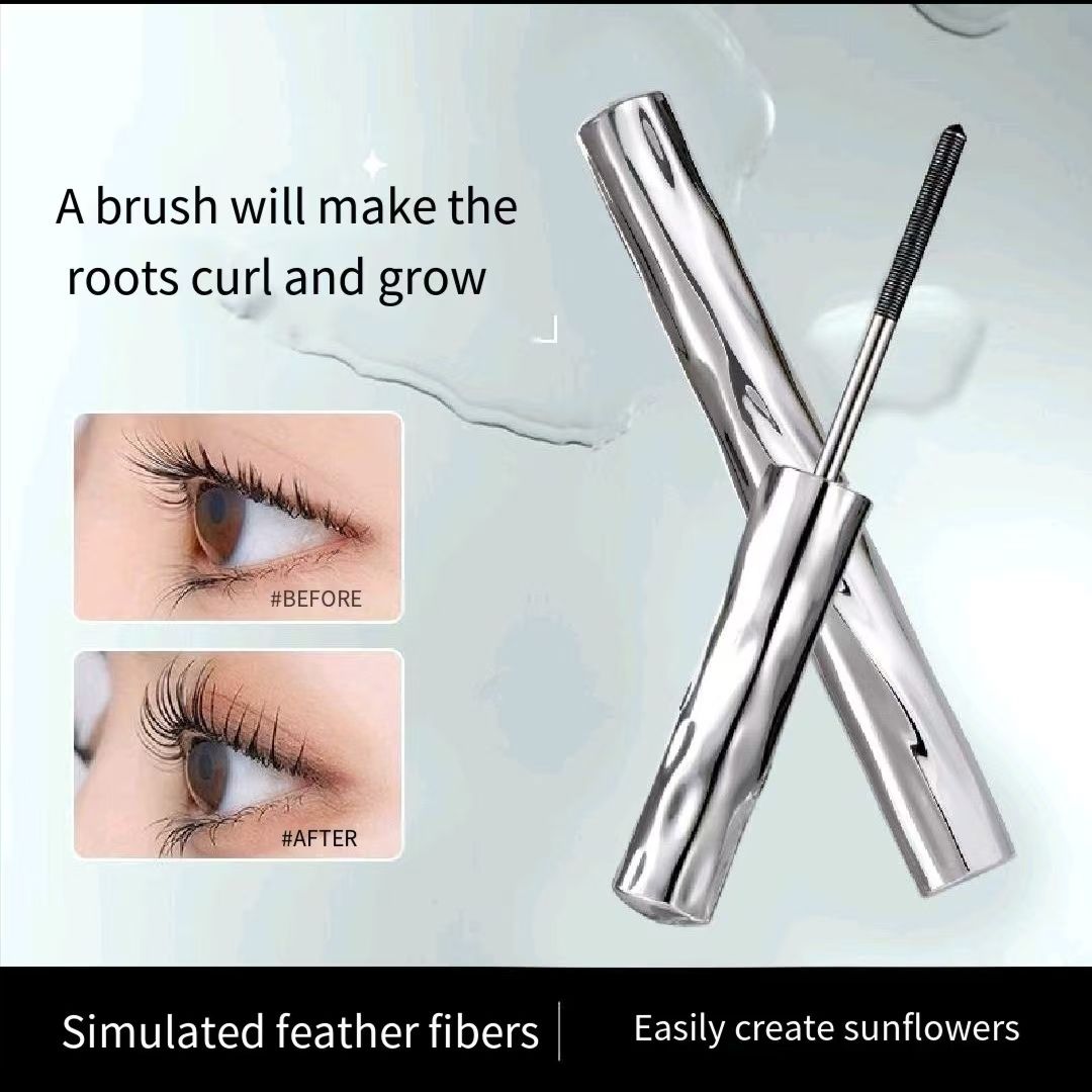 FOR  Hair primer novice slender universal styling mascara waterproof, not dizzy, dense and non-collapse