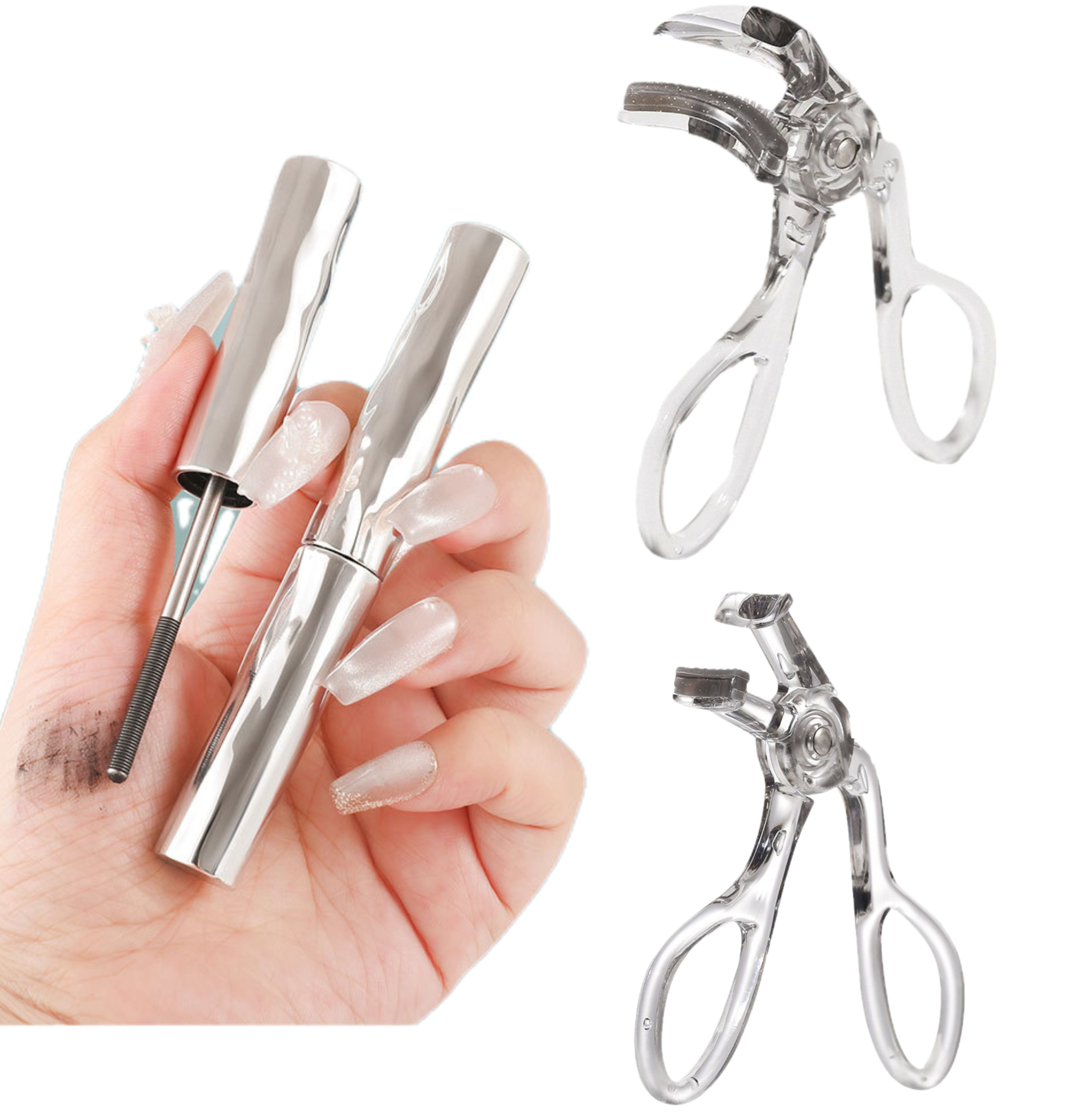 FOR  Hair primer novice slender universal styling mascara waterproof, not dizzy, dense and non-collapse