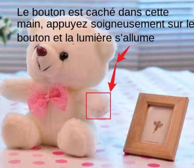 boy Dolls Lovely Soft LED Colorful Glowing Teddy Bear Stuffed Plush Toy Gifts For Birthday girl baby toy