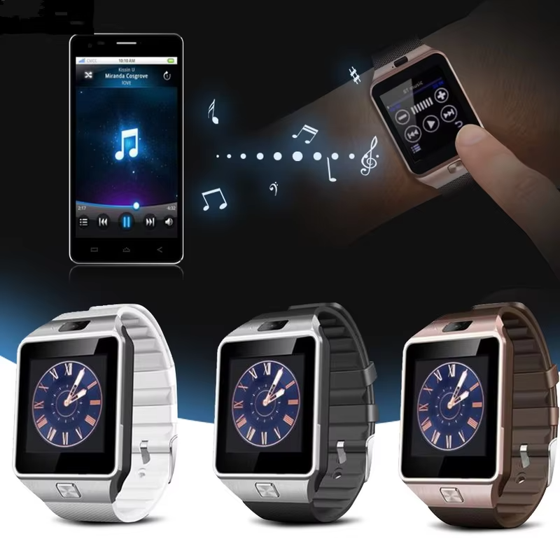 Smartwatch SIM Card with camera, DZ09 smart watch suitable for lady men
