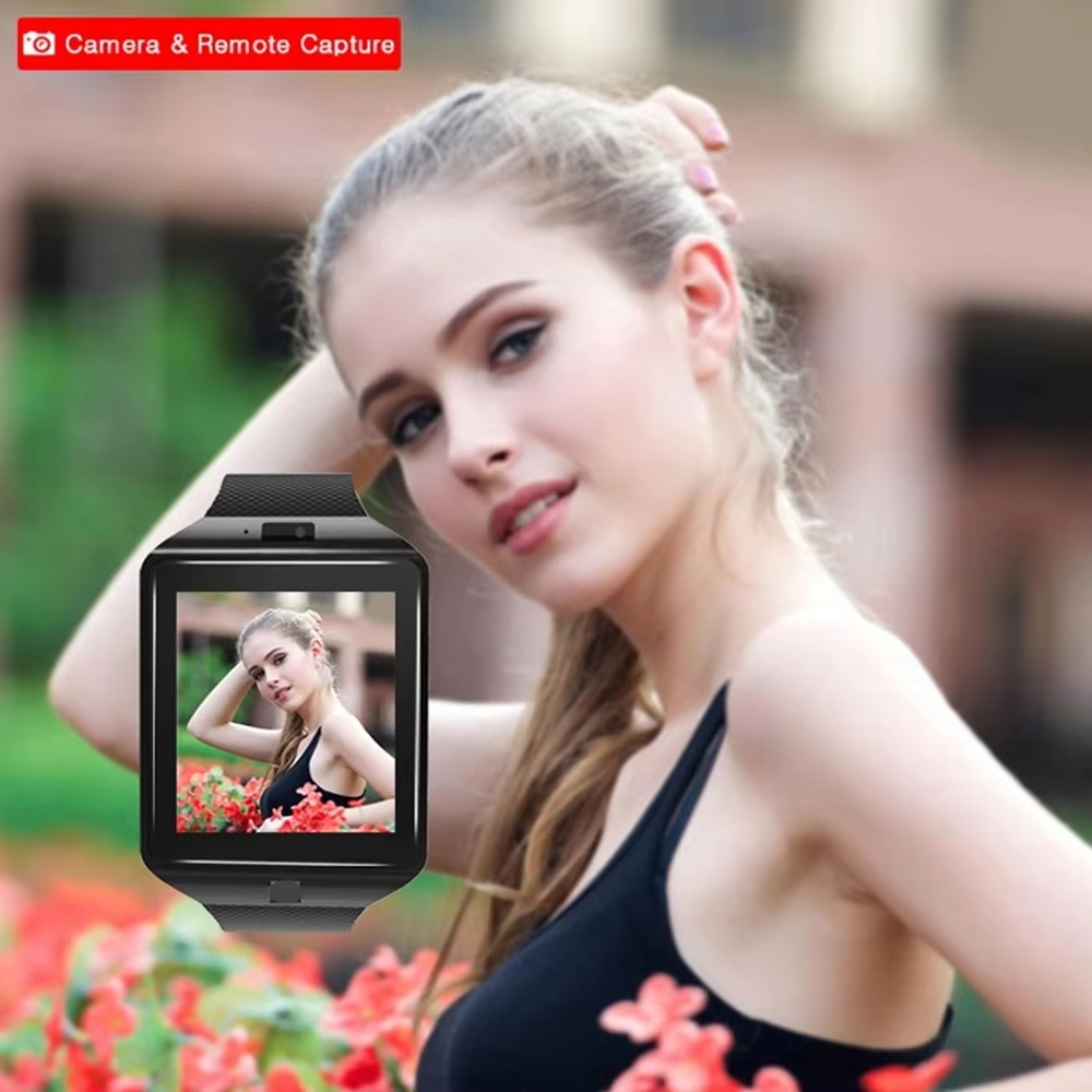 Smartwatch SIM Card with camera, DZ09 smart watch suitable for lady men