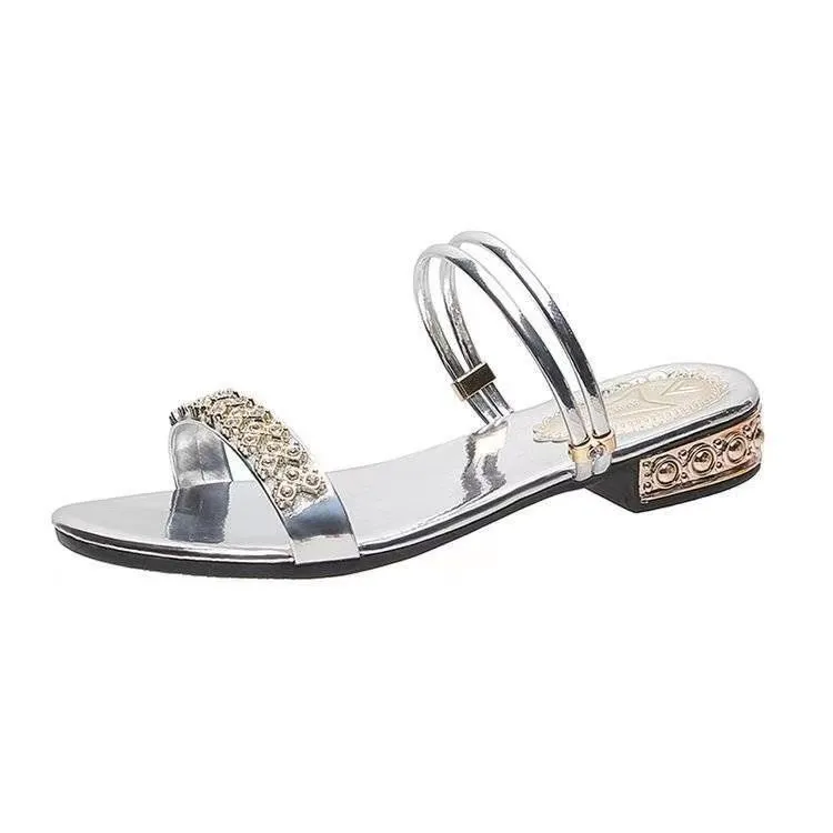 Ladies Non-slip Thick Bottom Wedge Mother Shoe Sandals  Women's Shoes  Sandals Mom Shoes Student Fashio