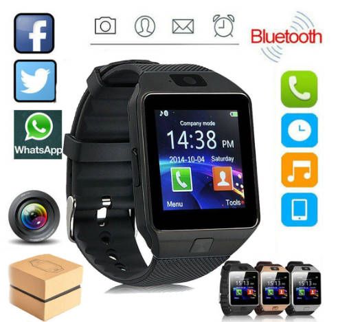 mart Watch With Camera Multi Language Wrist Watch SIM Card Touch Screen Smartwatch For IOS Android Phone Druopshipping Local fast delivery
