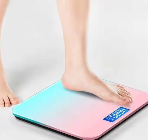 Rechargeable Digital Personal Weighing Scale Body Weight Health Body Scale Digital Glass LCD Display Sensor Scale For Weight loss Tool Balance Health Fast delivery within 1-5 days