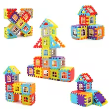 70pc Children3D Puzzle Game Cube Block Toys Design Build Own Building Blocks Children's Educational kid Toys Parent-Child Interaction boy girl toy Gift Fast delivery within 1-5 days