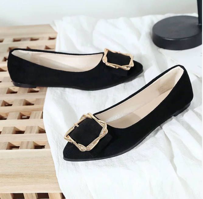 Women Flats Luxury Elegant Pumps  Ladies Loafers Ballerinas Flat Casual girl Shoes work shoes Fast delivery within 1-5 days