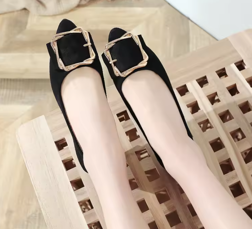 Women Flats Luxury Elegant Pumps  Ladies Loafers Ballerinas Flat Casual girl Shoes work shoes Fast delivery within 1-5 days