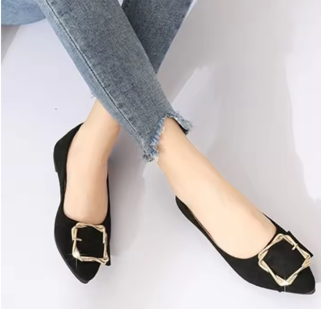 Women Flats Luxury Elegant Pumps  Ladies Loafers Ballerinas Flat Casual girl Shoes work shoes Fast delivery within 1-5 days