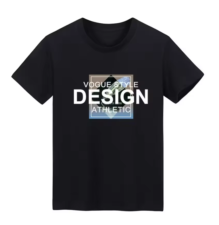 2 pieces 2 colors Men's clothing short sleeved t-shirt men's summer slim fit black and white Boy Tshirt Fast delivery within 1-5 days