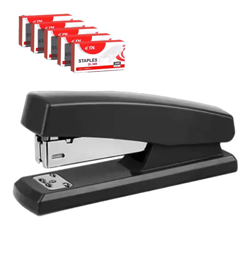 Stapler Office Supplies Comes with 5 Boxes of Staples Business Binding Machine Stationery Student Stapler Fast delivery within 1-5 days
