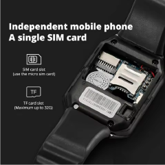 mart Watch With Camera Multi Language Wrist Watch SIM Card Touch Screen Smartwatch For IOS Android Phone Druopshipping Local fast delivery