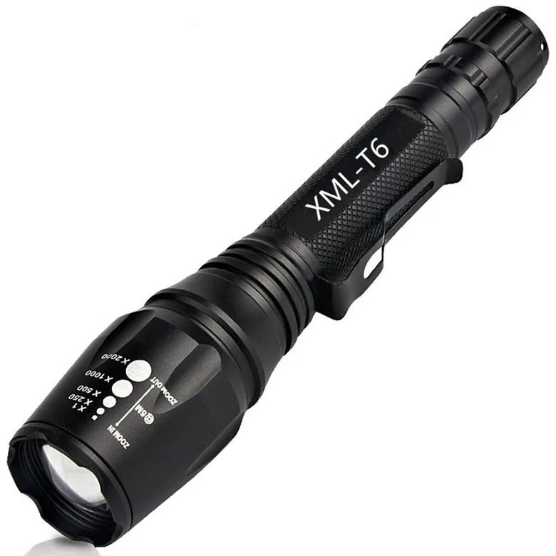 Compact High-Power Rechargeable LED Mini Flashlight Featuring Adjustable Light Modes, Precision Zoom Function, and Rugged Build for Hunting, Camping, and Nighttime Activities
