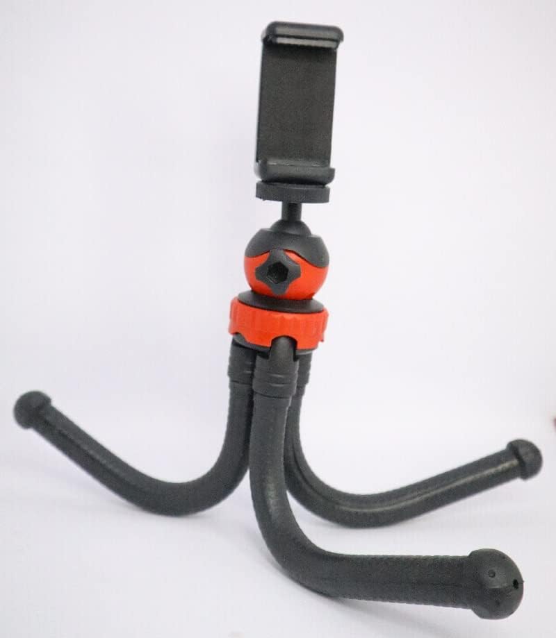 Flexible Mini Tripod with Octopus Legs and 360° Ball Head – Portable Stand for Phones, DSLR Cameras, and Compact Cameras