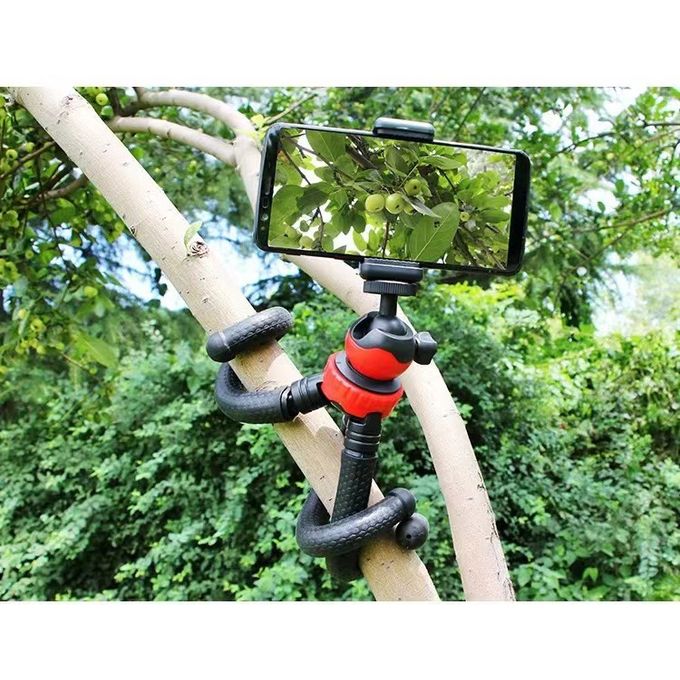 Flexible Mini Tripod with Octopus Legs and 360° Ball Head – Portable Stand for Phones, DSLR Cameras, and Compact Cameras