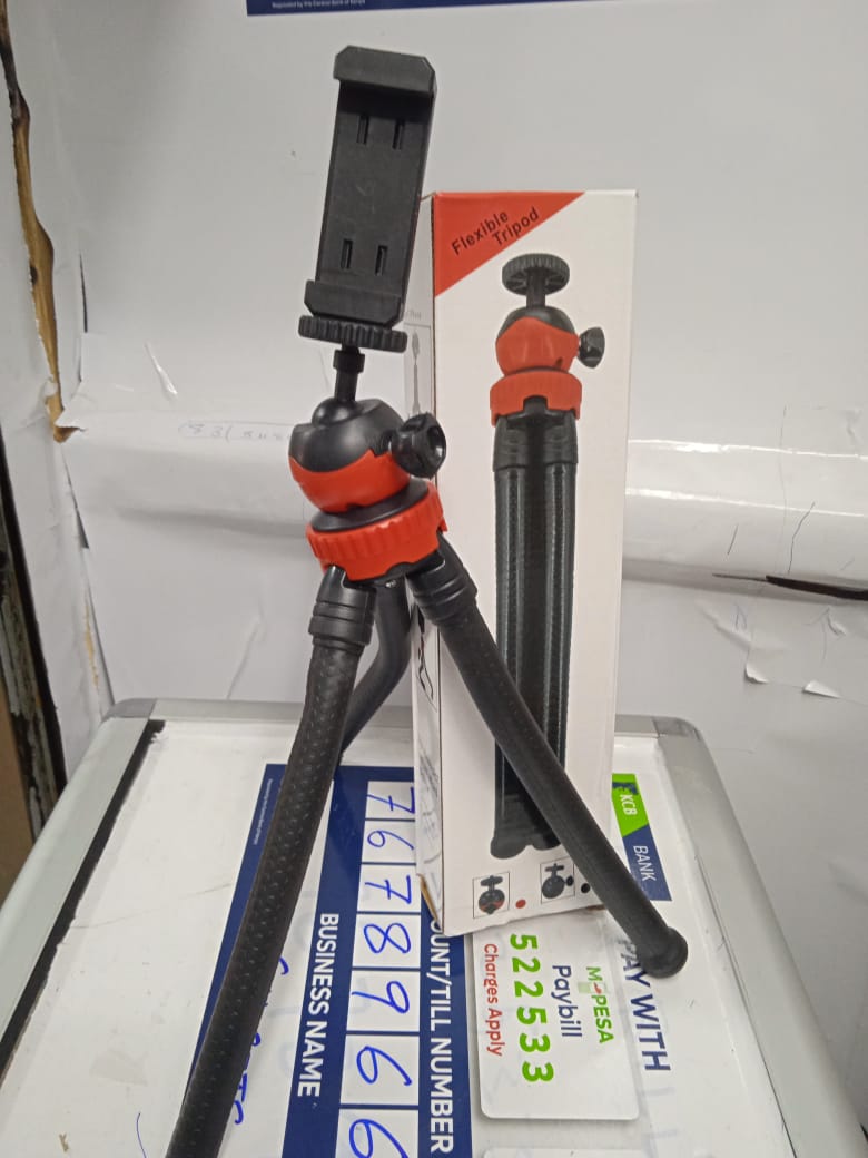 Flexible Mini Tripod with Octopus Legs and 360° Ball Head – Portable Stand for Phones, DSLR Cameras, and Compact Cameras