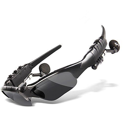 Outdoor Glasses Bluetooth Sunglasses Headphones Stereo Wireless Sport Riding Song Call Ear Buds Earphone-Only Two Glasses