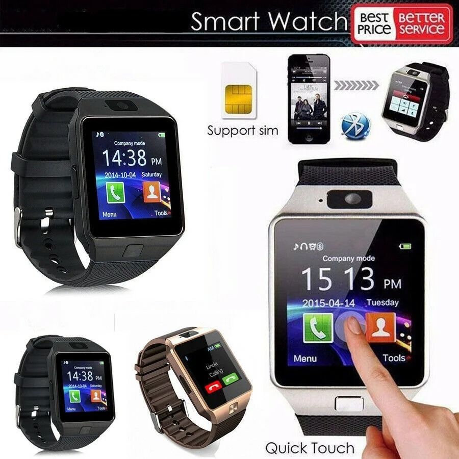 DZ09 Multifunctional Smart Watch with Integrated SIM Card Support for Enhanced Connectivity and Versatile Features.