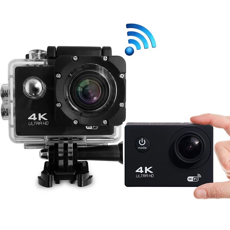 1080p Sports Wifi Camera 4K Digital Video Camera 30m Waterproof HD Camcorder 2.0' Screen