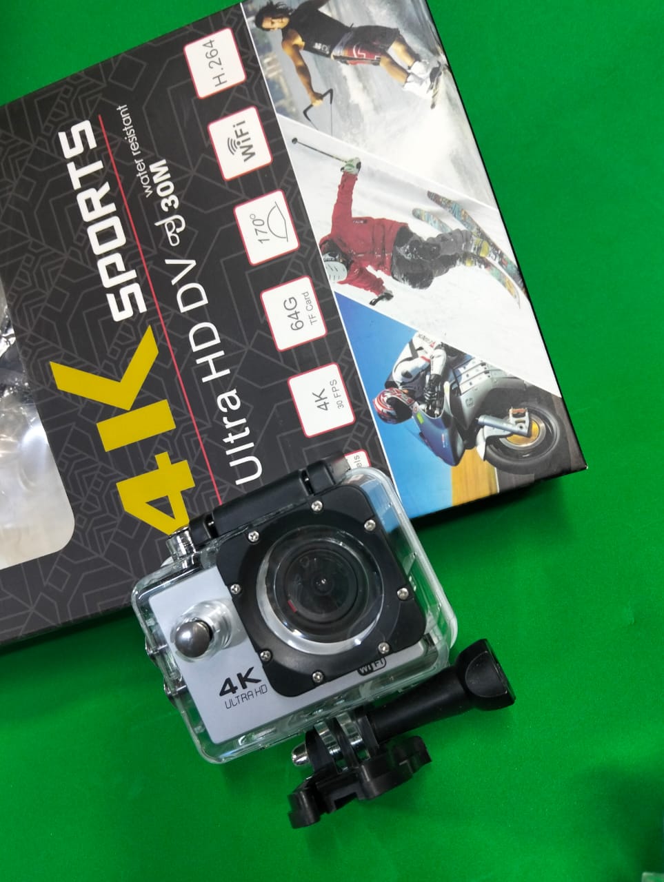 1080p Sports Wifi Camera 4K Digital Video Camera 30m Waterproof HD Camcorder 2.0' Screen