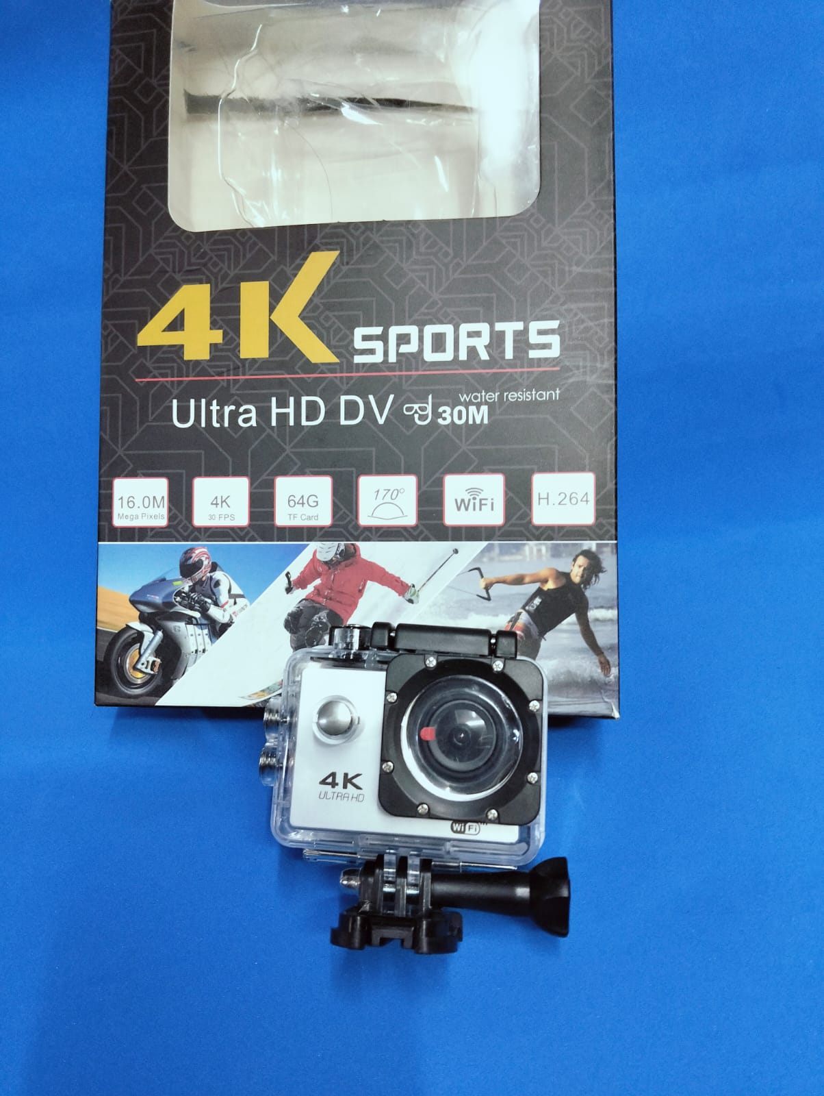 1080p Sports Wifi Camera 4K Digital Video Camera 30m Waterproof HD Camcorder 2.0' Screen