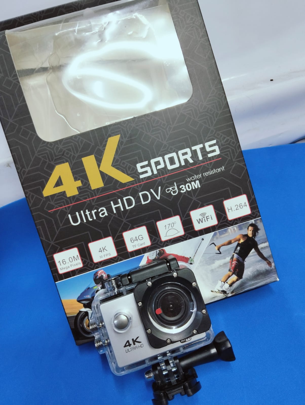 1080p Sports Wifi Camera 4K Digital Video Camera 30m Waterproof HD Camcorder 2.0' Screen