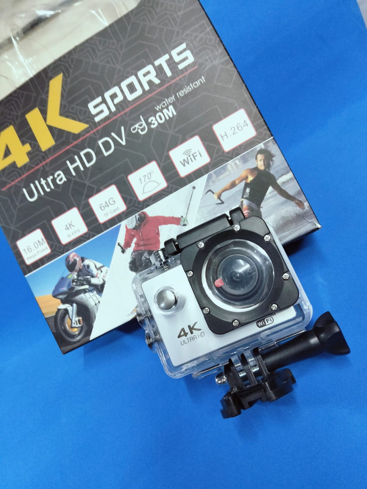 1080p Sports Wifi Camera 4K Digital Video Camera 30m Waterproof HD Camcorder 2.0' Screen