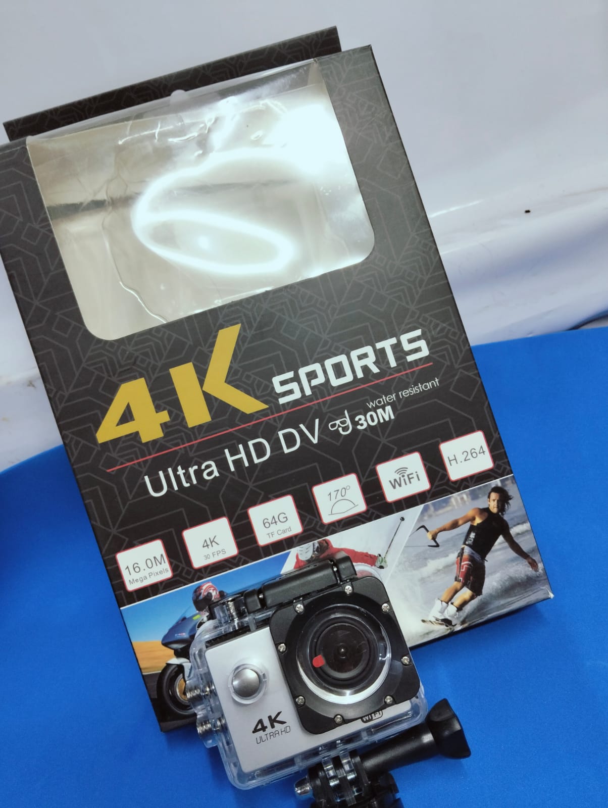 1080p Sports Wifi Camera 4K Digital Video Camera 30m Waterproof HD Camcorder 2.0' Screen