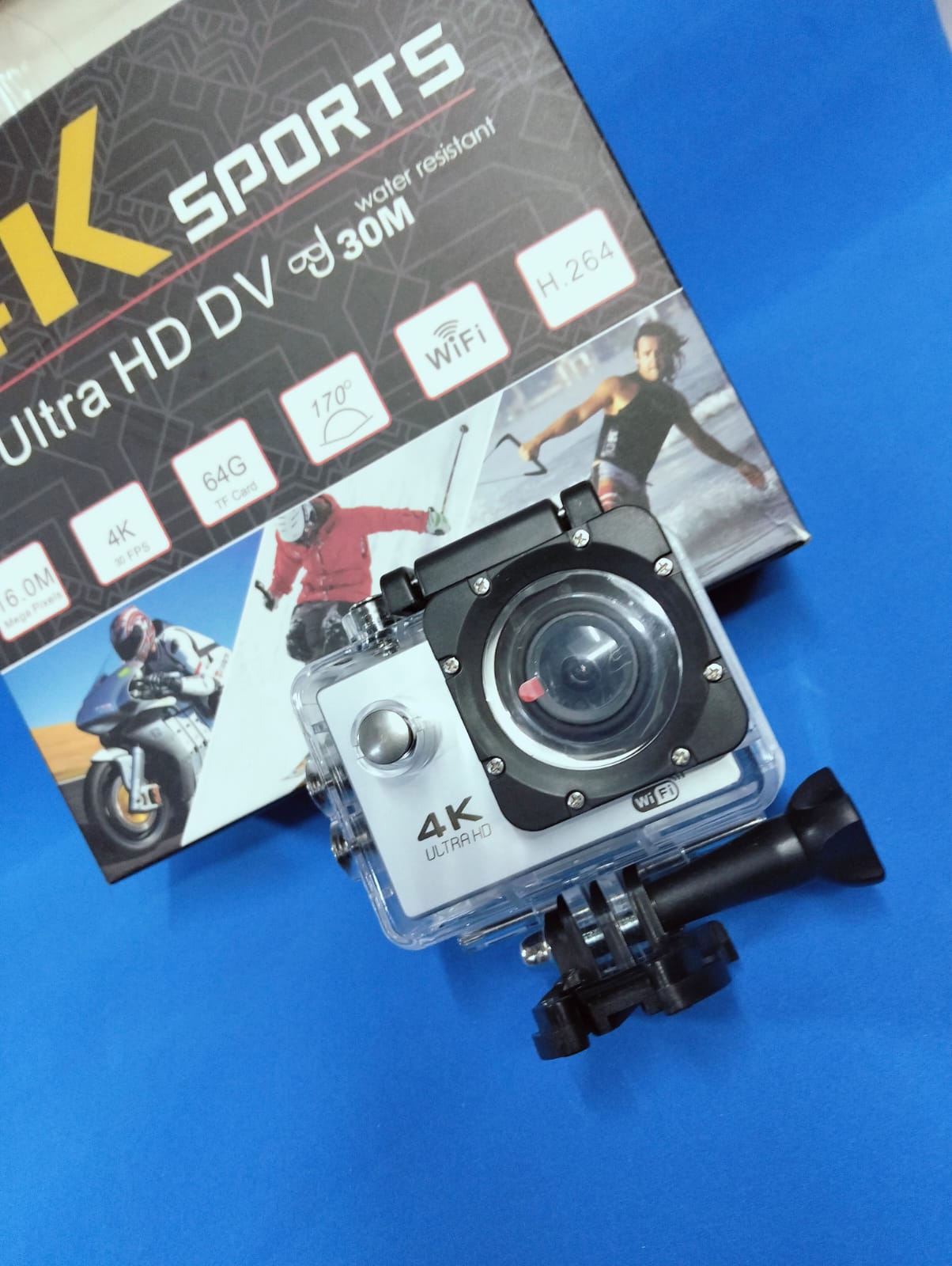 1080p Sports Wifi Camera 4K Digital Video Camera 30m Waterproof HD Camcorder 2.0' Screen