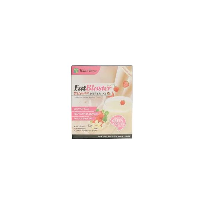 Wins Town Fat Blaster Diet Shake. Contains Green Coffee Bean which promotes Fat Burning.