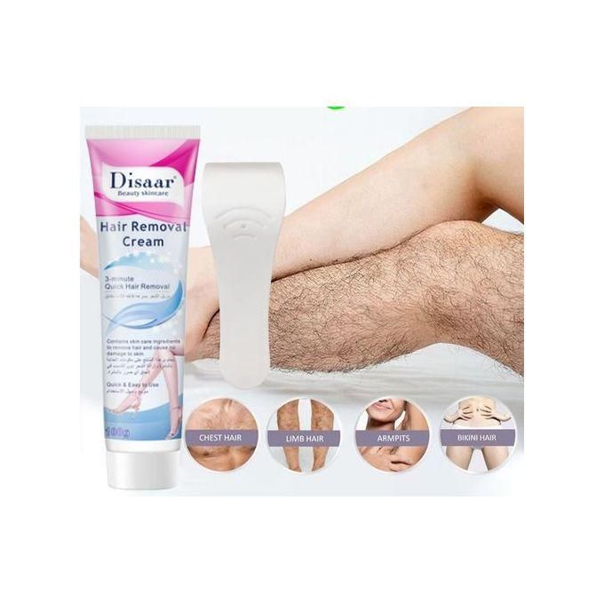 Disaar 3 Mins Quick Hair Removal Cream -100mlv. Clinically proven to leave your skin moisturized for up to 24 hours*