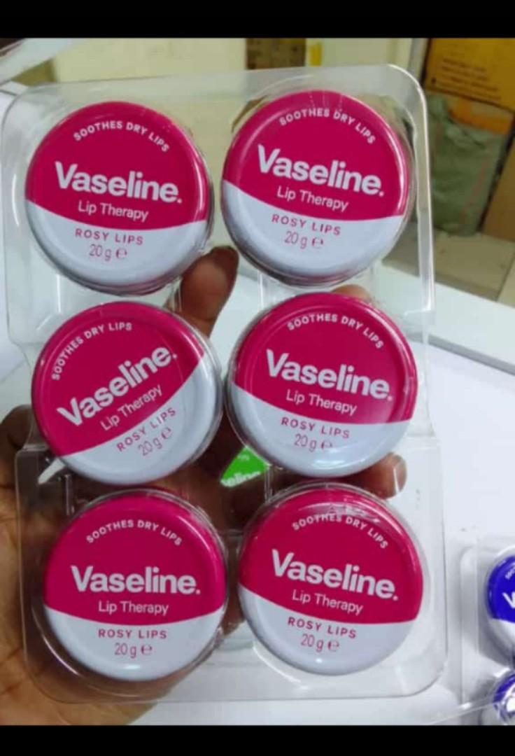 Vaseline Lip Therapy, Rosy /Pink Lip.Rosy Lip, Lip Balm, Lip Therapy, soft pink lips. lnstantly softens lips and leaves behind sheer pink tint. Locks in moisture so lips feel better. Relieves dry, dul