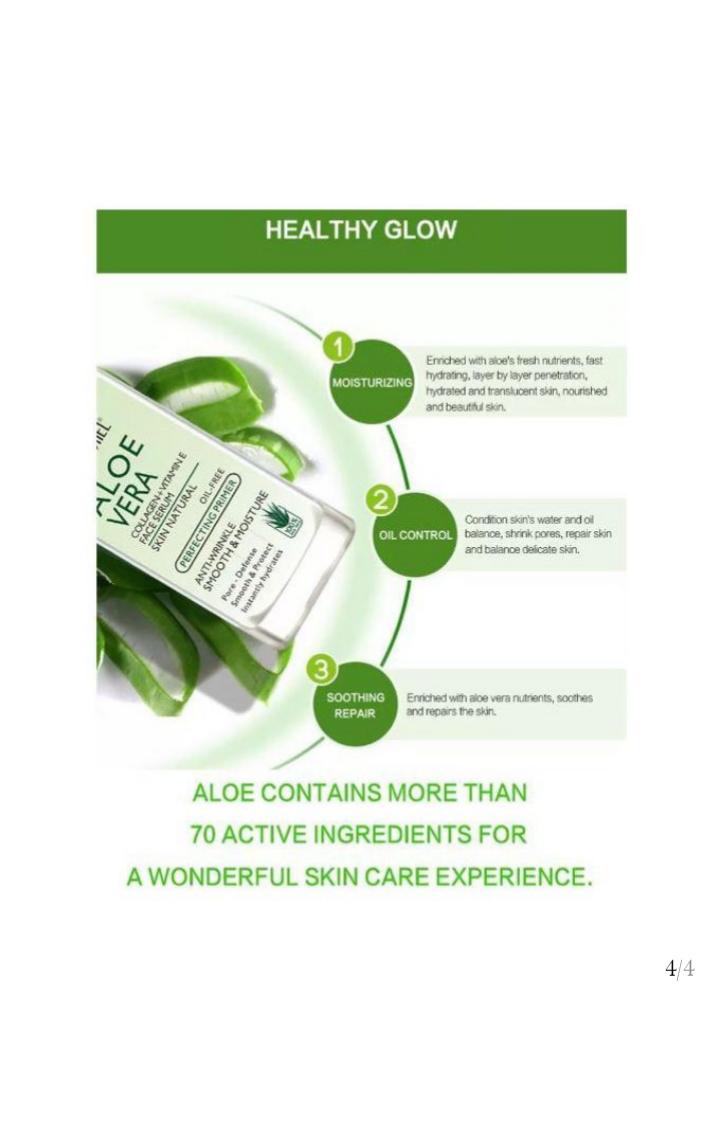 Aloe Vera face serum ( collagen and vitamin E)