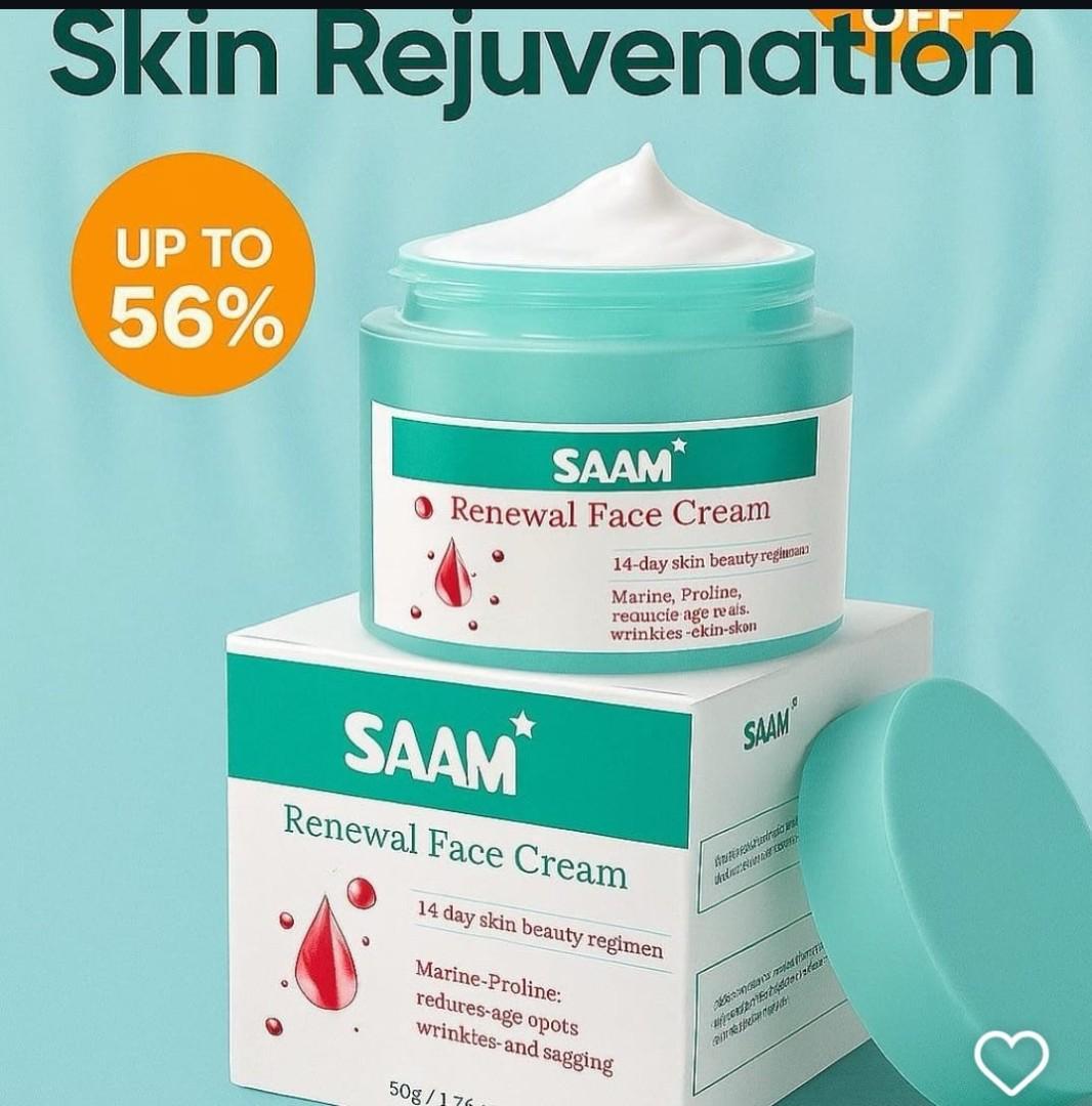 Saam skin renewable face cream ( Anti acne, smoothing, hydration)