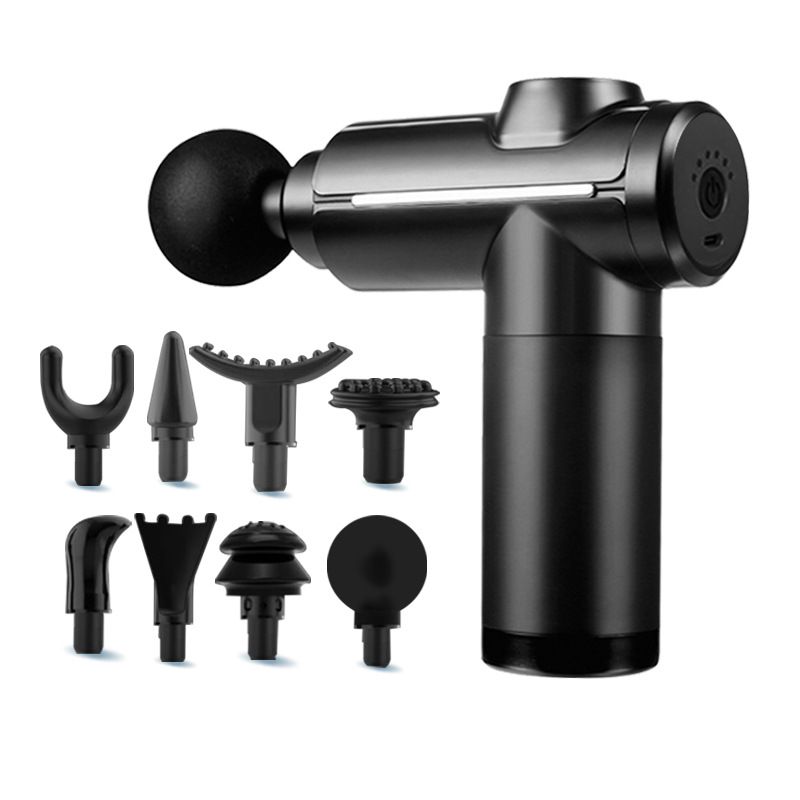 Fascia gun Massage Gun Speeds Deep Tissue Massager, 8 Massage Heads Muscle  Massager for Pain Relief Recovery, Quiet Handheld Massager for Neck Back Relaxation, Gifts for Men Women