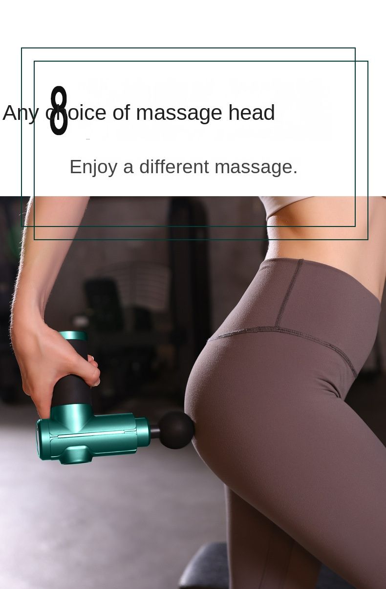 Fascia gun Massage Gun Speeds Deep Tissue Massager, 8 Massage Heads Muscle  Massager for Pain Relief Recovery, Quiet Handheld Massager for Neck Back Relaxation, Gifts for Men Women