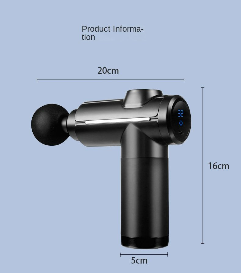 Fascia gun Massage Gun Speeds Deep Tissue Massager, 8 Massage Heads Muscle  Massager for Pain Relief Recovery, Quiet Handheld Massager for Neck Back Relaxation, Gifts for Men Women