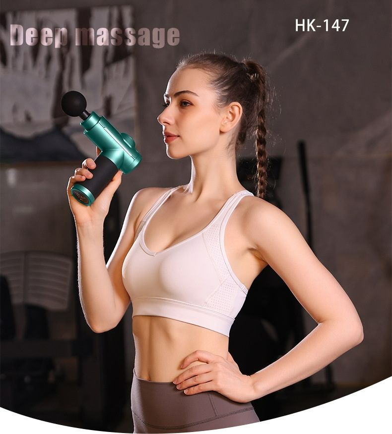 Fascia gun Massage Gun Speeds Deep Tissue Massager, 8 Massage Heads Muscle  Massager for Pain Relief Recovery, Quiet Handheld Massager for Neck Back Relaxation, Gifts for Men Women