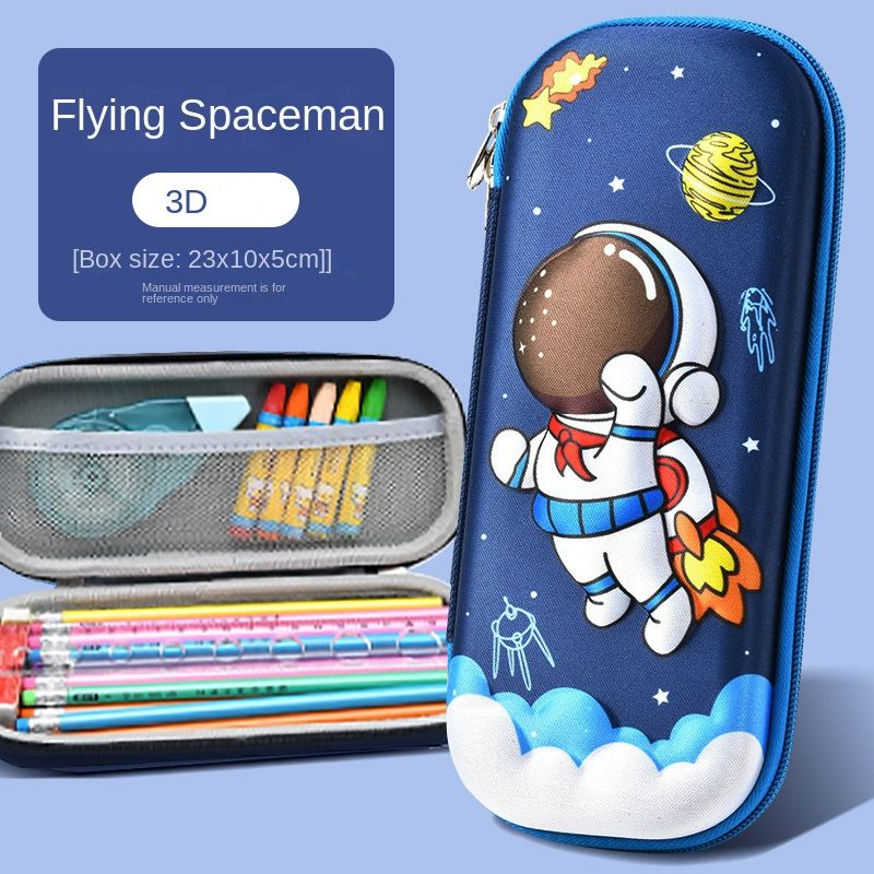 Stationery Box Pencil Case for Boys Girls 3D EVA Cartoon Storage Pouch Pen Holder for School Kids Large-Capacity Storage Box Children's Student Gift