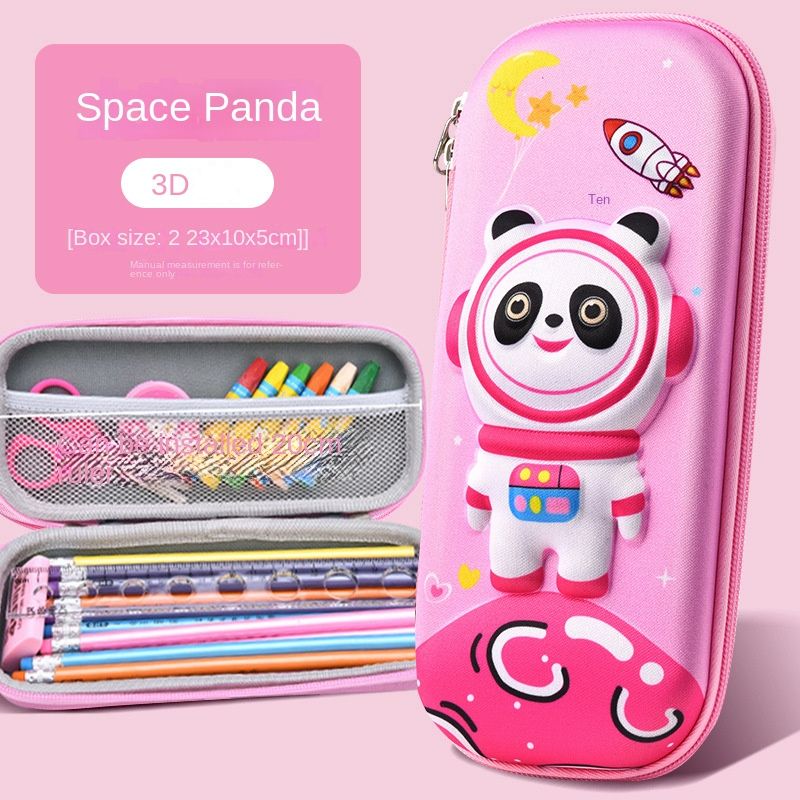 Stationery Box Pencil Case for Boys Girls 3D EVA Cartoon Storage Pouch Pen Holder for School Kids Large-Capacity Storage Box Children's Student Gift