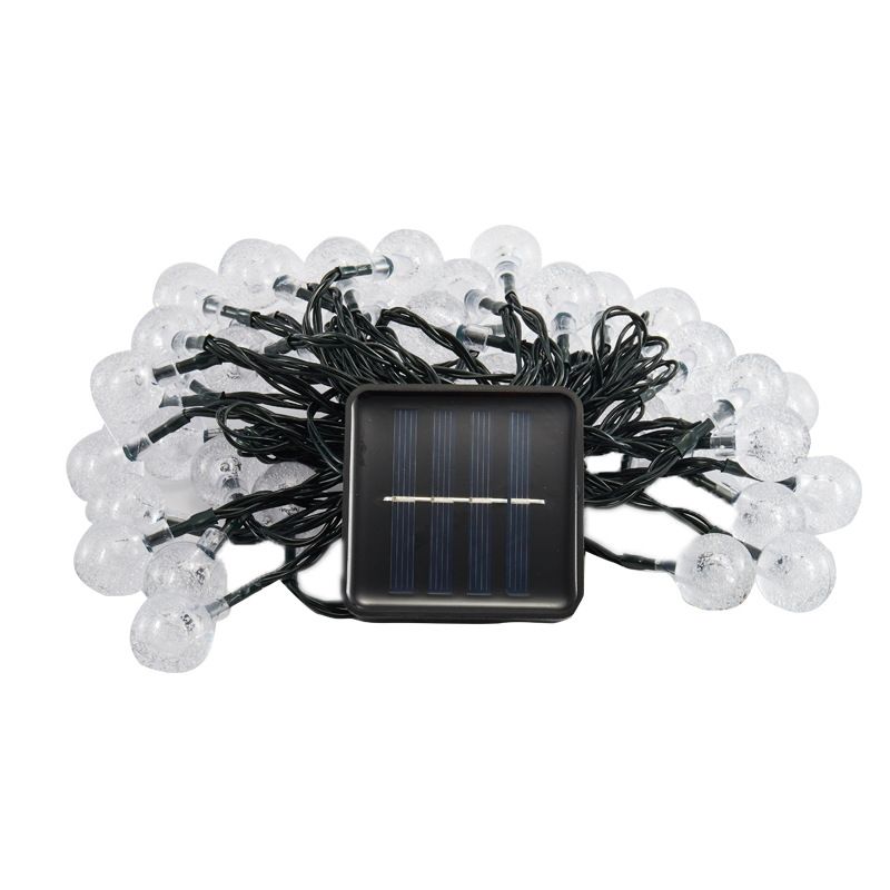Solar Lights Outdoor Garden,  50LED Garden Solar String Lights Waterproof Crystal Globe Fairy Lights Outdoor Christmas Lights for Garden, Gazebo,Camping,Party, Christmas Decorations(Colorful) [Energy