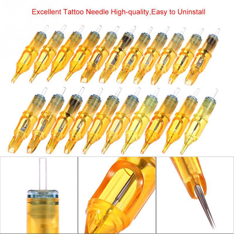 10pcs Tattoo Cartridge Needles  Assorted Tattoo Needle Cartridges Round Liner Mixed Size 1RL 3RL 5RL 7RL 3RS 5RS 7RS 5M1 7M1 9M1