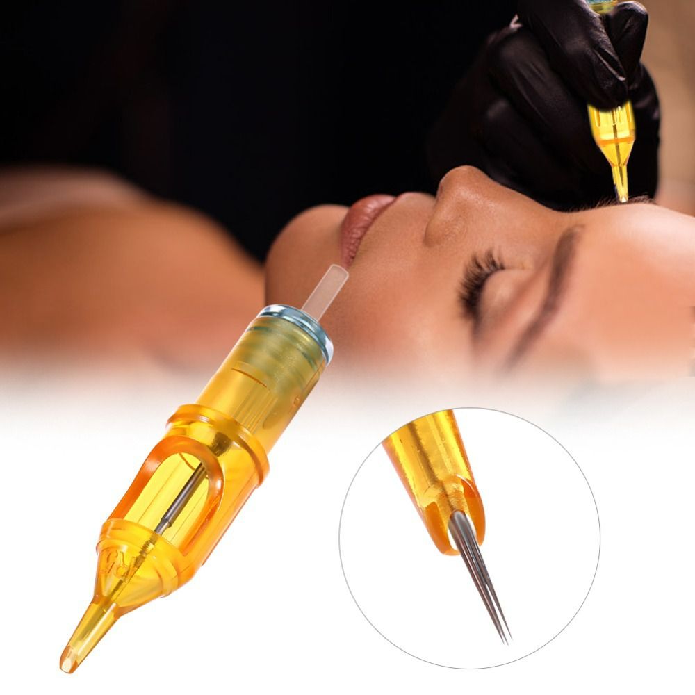 10pcs Tattoo Cartridge Needles  Assorted Tattoo Needle Cartridges Round Liner Mixed Size 1RL 3RL 5RL 7RL 3RS 5RS 7RS 5M1 7M1 9M1