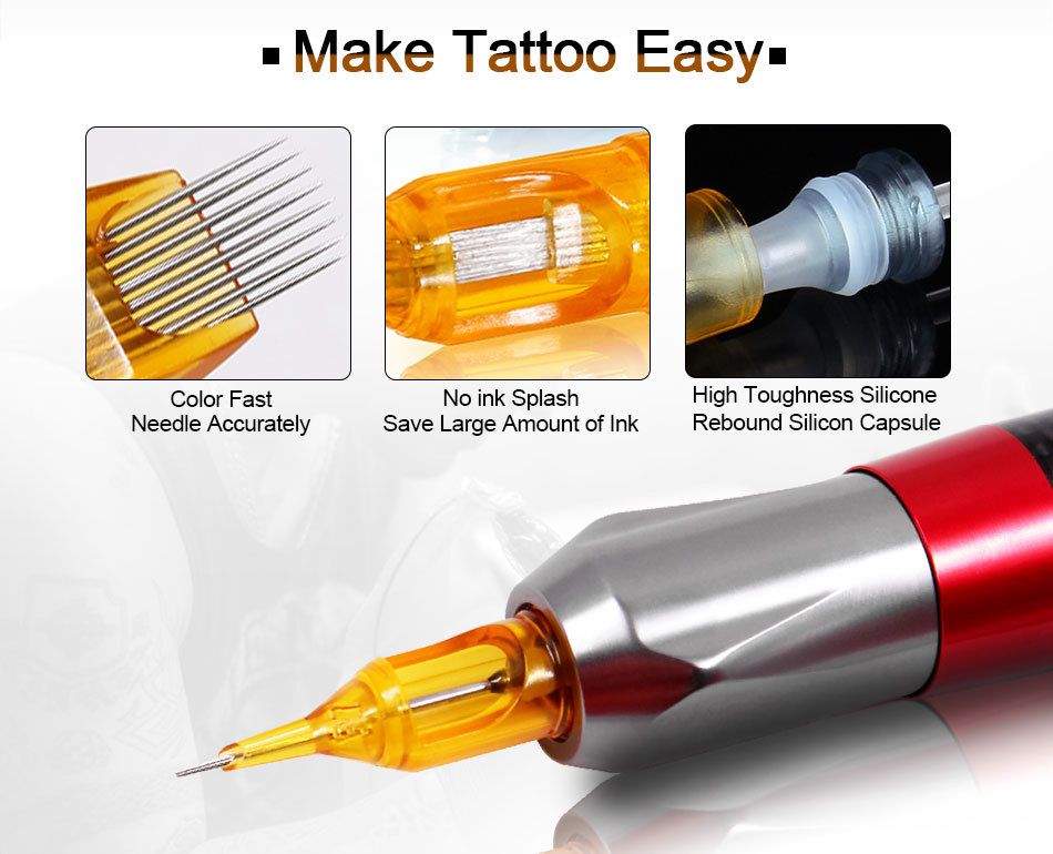 10pcs Tattoo Cartridge Needles  Assorted Tattoo Needle Cartridges Round Liner Mixed Size 1RL 3RL 5RL 7RL 3RS 5RS 7RS 5M1 7M1 9M1