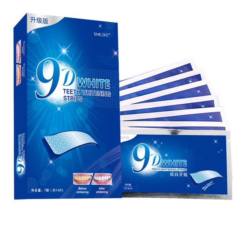 Premium Teeth Whitening Strips, 28 Piece Tooth Whitening Pack for 14 Treatments, Safe On Enamel, Easy to Use Home Tooth Whitening kit, Advanced 9D Technology Teeth Whitening Kit