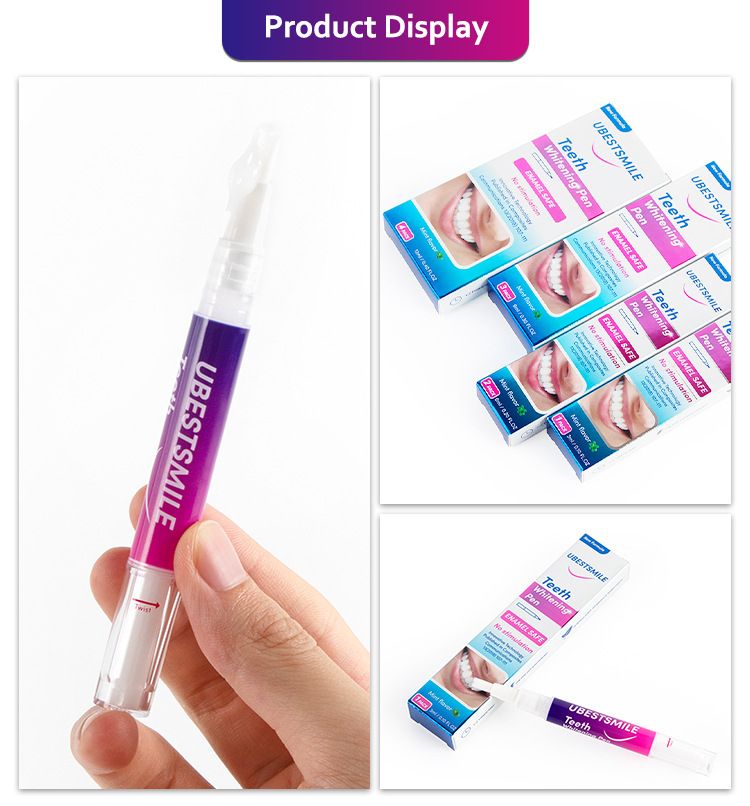 Teeth Whitening Pen (3 Count), No Sensitivity Teeth Whitening Gel, Effective Teeth Whitener, Travel-Friendly Tooth Whitening Pen, Carbamide Peroxide Tooth Bleaching Gel for Adults
