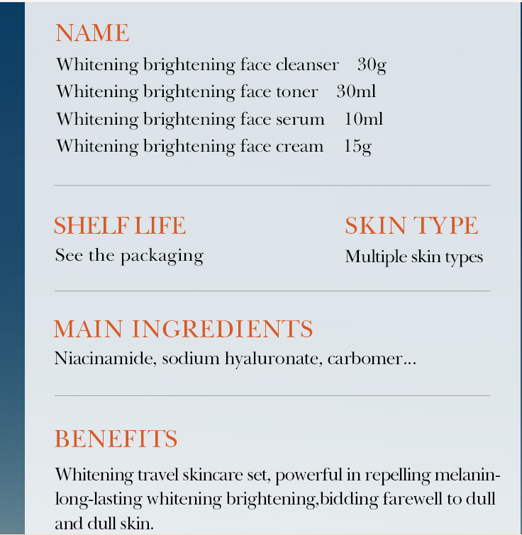 SADOER Vitamin C Skincare Set for travelling, 5pcs Skincare  Set With Facial Cleanser, Toner, Serum, Lotion & Face Cream, Moisturizing Face Skin Care Kit for Anti-Aging, Anti-Wrinkle