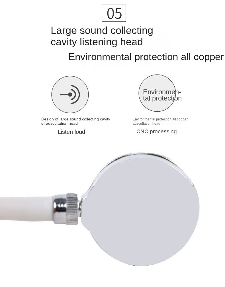 Single Head Stethoscope for Doctors/Nurses/Nursing School Students, Medical and Home Use with Accessories Name Tag, FSA HSA Eligible