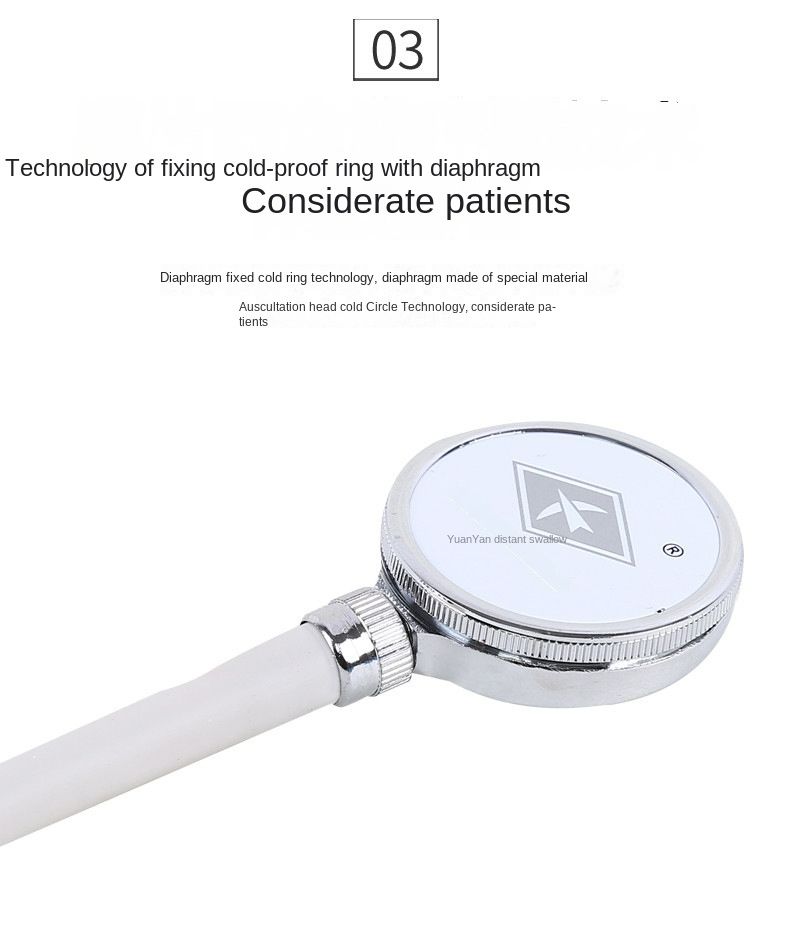 Single Head Stethoscope for Doctors/Nurses/Nursing School Students, Medical and Home Use with Accessories Name Tag, FSA HSA Eligible